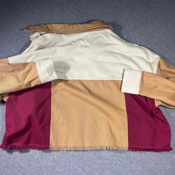 Fashion On Earth Color Block Woman’s Small styling jacket Fashion On Earth Coat - Picture 8 of 8